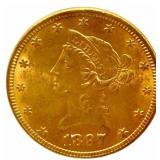 1897 United States Liberty Head Coronet Type Eagle