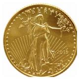 2016 United States $5 American Eagle 1/10th Ounce