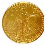 2016 United States $5 American Eagle 1/10th Ounce