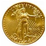 2016 United States $5 American Eagle 1/10th Ounce