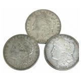 (1) 1921 & (2) 1921-D United States Morgan Silver