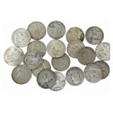 $10 Face Value Of Mixed Date 90% Silver Franklin H