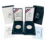 U.S. Mint 1990 Eisenhower & 1991 Korean War Commem