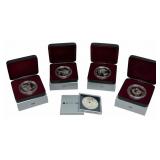 (5) Mixed Years Canada .500 Fine Silver Commemorat
