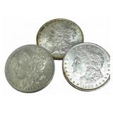 1885-O, 1886 & 1897 United States Morgan Silver Do