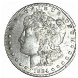 1884-S United States Morgan Silver Dollar