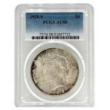 1928-S United States Peace Silver Dollar PCGS AU 5