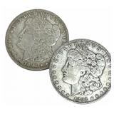 1892 & 1892-O United States Morgan Silver Dollars