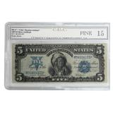 Series Of 1899 United States $5 Large Size 'Chief