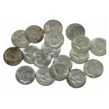 $9 Face Value Of Mixed Date 90% Silver 1964 Kenned