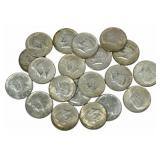 $10 Face Value Of Mixed Date 90% Silver 1964 Kenne