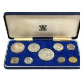 1966 Bahamas 9-Coin Uncirculated Set 2.8721 Ounces