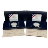 (2) U.S. Mint 1995 Special Olympics World Games Co