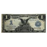 Series Of 1899 United States $1 Large Size Black E