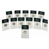 12 Piece Franklin Mint Norman Rockwell's Spirit Of