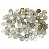 $10 Face Value Of Mixed Date 90% Silver Mercury Di