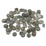 $10 Face Value Of Mixed Date 90% Silver Mercury Di