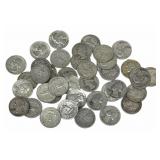 $10 Face Value Of Mixed Date 90% Silver Washington