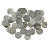 $10 Face Value Of Mixed Date 90% Silver Washington