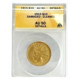 1915 United States Indian Head Eagle $10 Gold Coin