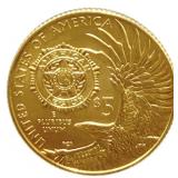2019-W United States $5 American Legion 100th Anni