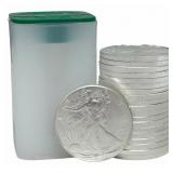 Roll Of Twenty 2022 Type 2 United States Silver Am