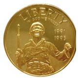 1991-1995 United States $5 World War II Anniversar