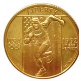 1992-W United States $5 Olympic Commemorative Gold