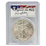 2014 American Silver Eagle Graded PCGS MS 69 Edmon
