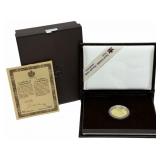 1996 Canada 'Gold In The Klondike' $100 Commemor