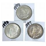 (1) 1897 & (2) 1898 United States Morgan Silver Do