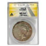 1927 United States Peace Silver Dollar ANACS Clean