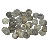 $10 Face Value Of Mixed Date 90% Silver Washington