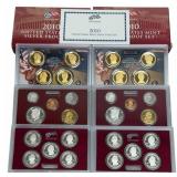 (2) 2010 United States Mint Silver Proof Sets