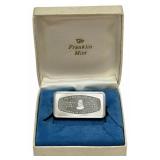 Franklin Mint 1971 Christmas 1000 Grains Solid Ste