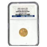 2007 $5 American Eagle 1/10th Ounce Fine Gold Coin