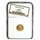 2005 $5 American Eagle 1/10th Ounce Fine Gold Coin