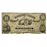 July 25th, 1861 Confederate States Of America $10