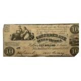 Sept. 2, 1861 Confederate States Of America $10 No