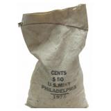 U.S. Mint $50 Sealed Bag Of 1974 Philadelphia Linc