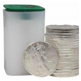 Roll Of Twenty 2020 United States Silver American