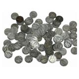 $10 Face Value Of Mixed Date 90% Silver Mercury Di