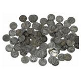 $10 Face Value Of Mixed Date 90% Silver Mercury Di