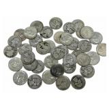 $10 Face Value Of Mixed Date 90% Silver Washington