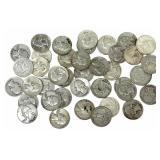 $10 Face Value Of Mixed Date 90% Silver Washington