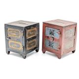 (2) Early Cast Iron Still Banks