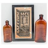 Warner's Safe Cure Medicine Bottles & Advertising