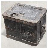 Wells-Fargo Cast Iron Strongbox Safe