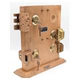 Independant Lock Co. ILCO Brass Deadbolt Lock Disp