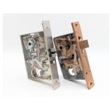 (2) Unknown Brand Door Knob & Deadbolt Mechanism C
